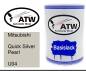 Preview: Mitsubishi, Quick Silver Pearl, U04: 500ml Lackdose, von ATW Autoteile West.